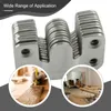 Haken 10PCS Heavy Duty Bilderrahmen Haken Wandaufhänger Stahl Sofa Interlock Halterung Gelenk Bett Ecke hängende Möbel Hardware