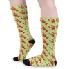 Chaussettes I Love Lobsters pour femmes et hommes, bas imprimés d'animaux, élégants, respirants, graphiques, cyclisme, Anti-transpiration, automne