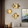 Wandlamp Unieke Bloem Koper Decoratief Messing Licht Elegant Noble Design Loft Decor Blaker Voor Badkamer Nachtkastje