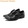 Casual Shoes Brand Chentel Spring Manual Lace-Up Gentleman Style Men Shoe 2024 Real Leather Dress Flats klackar Party So Cool Black Color