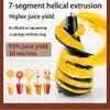 1pc US Plug Hilton Slow Juicer, Cold Press Juice Extractor Masticating Fruits and Vagetables Juicer
