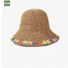 Ampla borda chapéus verão moda chapéu de palha mulheres dobrável grande praia sol chapeau femme proteção uv boné sunhat gorras viagem