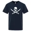 Pirateskull Drucken Lustige T-shirts Mann Frauen 100% Cott T-Shirt Hip Hop Lose T Kleidung Casual FI Casual Tops Streetwear Y5no #