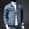 Automne Nouveau Rétro Denim Veste Hommes Slim Punk Hip-hop Fi Wed Distred Haute Qualité Mâle Cowboy Manteau Streetwear p05N #