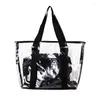 Torby na ramię Candy Kolor Transparent Letni pakiet PVC Clear Beach Bag Jelly Crystal Women torebka