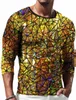 fi lente en herfst glanzende heren lg mouw top 3d printen creatieve geometrie t-shirt trend ronde hals hoge kwaliteit shirt o1Mp #
