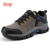 Scarpe da fitness Uomo Donna Scarponi da trekking classici Estate Inverno Sneakers da esterno Imbottito Ragazzi Arrampicata in gomma Pelliccia calda Autunno Nero