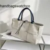 Arcos Totes Bag Designer BottegVenet Borsa in vera pelle 5A Large Capcity per donna 2023 design intrecciato con tendenza di fascia alta e pendolarismoG74Uwqw