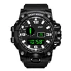 Orologi da polso YIKAZE Orologio digitale a LED da uomo Orologi sportivi Fitness Orologio sportivo militare multifunzione elettronico Regali per bambini