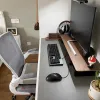 Stojaki na stojak na stojak na drewno stojak na komputerowe półki do przechowywania minimalistyczna i nowoczesna stabilna monitor orzechów wzrostu stojaka wysokości
