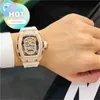 Designer Luxury RM Wrist Watch Mens Mechanics Watch Skull Same Multifunctional Hollow Out Mechanical Womens Rm011