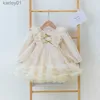 Abiti da ragazza Neonata Principessa Tutu Dress Neonato Bambino Farfalla Manica a sbuffo Bambino Tulle Vestido Spettacolo Festa di compleanno Vestiti per bambini L342 yq240327