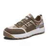 Casual Shoes 2024 Spring Trend Ins Leather Stitching Korean version Personlighet Fashion Sports Running Men's