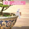 Garden Decorations Flower Pot Pendant Home Decor Room Layout Decorate Resin Table Simulation Ornament