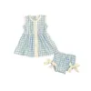 Clothing Sets Summer Girls Boutique Outfits Sleeveless Plaid Bow Shorts Set Little 2 Piece