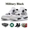 air jordan 4 4s retro jordab 4 jordan4s jordan4 With box Basketball chaussures hommes BRED reimagined Pink Thunder Military noir sneakers 【code ：L】