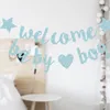 Feestdecoratie Baby Latte Geslacht Onthullen Hangende Vlag Pentagram Douchebanners Papier Decoratief Voor