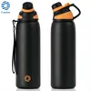 FEIJIAN Thermos con tapa magnética Deporte al aire libre Botella de agua de acero inoxidable Mantenga el frasco de vacío aislado en frío 1000 ml 240325