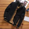 jacket Mens Fleece Bomber Jacket Men Cargo Fi Casual Windbreaker Jacket Coat Men winter New Hot Outwear m Slim Military d4G0#