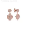 Boucles d'oreilles de créateur pandoras panjia oreilles dings rose gold chrysanthemum Moucles d'oreilles love fan style à la mode s925 boucles d'oreilles