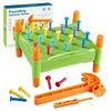 Montessori Nagelschraube Spiele Feinmotorik Trainingsspielzeug Sensorisches Lernen Farbkognition Set Pädagogisch für autistische Kinder 240321