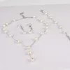 Charm Bracelets Daily Jewelry Make You Fashionable Sweet Ol Elegant Pearl Simple Temperament Necklace Earring Bracelet Set Z0426 Drop Otxki