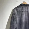 2023SS PRA WED ZIPPERED DENIMカジュアルコート男性と女性の服カーディガンスウェットシャツストリートウェアジャケット服ハイストリート496T＃