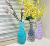 Vaser vikbar plasttransparent PVC Flower Vase utan blommor Lågkol Miljöskydd Mixed Styles Drop Delivery Home DHSEU
