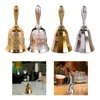 Party Supplies Hand Bell Versatile 2.2 Inch Diameter Held Service Classroom Dinner For Alarm Food Line Jingles El Bar