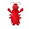 Costumes de Mascotte d'halloween, grand corps de homard pour homme, mascotte de dessin animé en peluche, robe fantaisie, Costume de Mascotte