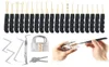 24 pièces outils de serrurier GOSO Lock Pick ensembles serrurier cadenas pick outils déverrouillage Picklock outils ensemble 1 pièces transparent padlock8441512