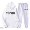 Tracksuis de survêtement masculin Tournure de survêtement Hooded 2 pièces Set Sweat-shirt Sweat-shirt Sweatwear Jogging Jogging Tenfit Trapstar Man Tissu