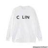 Designer Correcte versie van CL klassieke hoodie met letterprint, hoge versie losse hoodie met ronde hals, eenvoudig en trendy, veelzijdige GXRD