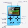 Dropshipping Gift Macaron Retro Video Console Game Handheld Game Spelers 8 Bit 3.0 Inch Kleuren LCD-scherm 400 In 1 Mini Game