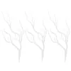 Fiori decorativi 3 pezzi Rami di alberi secchi artificiali Plastica finta simile a piante vere Antlers Ramo a forma di corna per