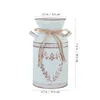 Vasen, weißer Pflanztopf, herzförmige Blumenarrangement-Vase, Heimdekoration, Ornament