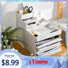 Wielofunkcyjna taca na pliki A4 z papierowym magazynem magazynu magazynowy Stand Book Stand Desk Organizer Akcesoria biurowe