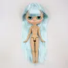 ICY DBS Blyth pop 16 bjd joint body lichtblauw haar Recht Tan Huid siny gezicht 30 cm speelgoed meisjes gift 240311