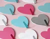 Söt hjärtformad krok Creative Metal Strong Adhesive Paste Wall Bearing Kitchen Seamless Heart Hook Dream C0614G058022752