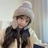 Autumn Winter Travel Cold Ear Protection Lei Feng Thick Lamb Fleece Warm Woolen Korean Version Sweet and Cute Pullover Hat