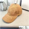 Boll Caps Luxurys Desingers Baseball With Letters Woman Sun Hats Fashion Leisure Block Hat Drop Delivery Accessories Scarves Handskar OT5RT