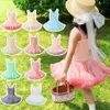 Dziewczyny Tutu sukienki Summer Baby Dzieci spódnice Księżniczka Dzieci Toddler Girl Dance Peformance Dress Ball Suknia Puszysta spódnica 47t8#