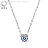 Collier pandoras de créateur Pan Jialan Collier de violon tricolore en cuivre blanc citrouille voiture en forme de coeur chaîne de collier de style féminin polyvalent avec ensemble de diamants en cadeau f