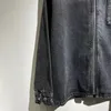 2023SS PRA WED ZIPPERED DENIMカジュアルコート男性と女性の服カーディガンスウェットシャツストリートウェアジャケット服ハイストリート496T＃