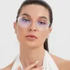 Zonnebril Frames Anti-Blauw Licht Brillen Frame Vrouwen Cat Eye Bril Merk Designer Clear Lens Computer Optische Brillen 97323