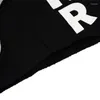 شورت رجال شورت RRR123 LOGO رسائل كبيرة الرباط الأسود رجال المرأة جودة كبيرة الحجم الرجعية المؤخرات هوب السراويل غير الرسمية