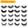 False Eyelashes Wholesale bulk eyelash artificial mink 10/20/30/40/50/100 pairs of eyelashes and trays limited to natural fluffy 10/12/15/20mm false eyelashes24327