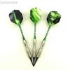 Darts 3 Teile/Satz Professionelle Dartpfeile 18g Grüne Weiche Spitze Dartpfeile Aluminiumlegierung Darts Wurfspiel 24327