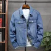 Spring Autumn Nyligen FI Men -skjortor Högkvalitativ retro ons casual denim skjorta män vintage designer Leisure skjortor z3k3#