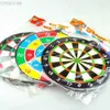 Darts Indoor or Outdoor Game 24.5cm Magnetic Dartboard Sets Safety Dart Board with 2pcs Darts Family Game Sport Toys for Kids Adults 24327
